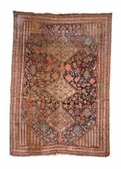 PERZSA-SHIRAZ-SZŐNYEG PERSIAN-SHIRAZ-RUG 1900 körül, szenné csomózás, kopott,