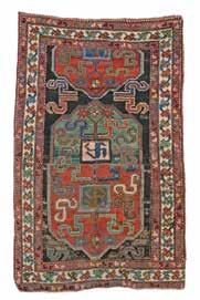 KAUKÁZUSI-FELHŐS KAZAK-SZŐNYEG CAUCASIAN-CLOUD BAND-KAZAK-RUG 19.
