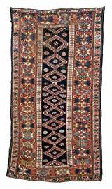 century, ghiordes-knot, worn,, incomplete (fragment) 194*120 cm 853.