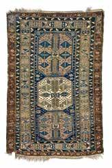 sérült, hiányos, javított around 1850, ghiordes-knot, worn,, incomplete, repaired