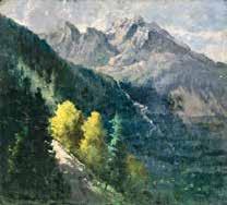 50. NEOGRÁDY ANTAL (GALSA, 1861 - ALAG, 1942) HEGYVIDÉK / HIGHLAND olaj, vászon