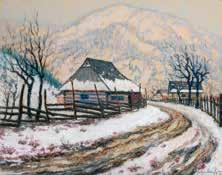 1937 VILLAGE LANDSCAPE WITH HAYSTACK, 1937  Perlusz Gy. 1937 54*67 cm 55 000 Ft 180 63.