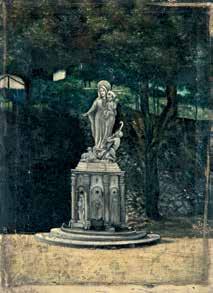 A.G. JELZÉSSEL MÁRIA SZOBOR A PARKBAN, 1936 SCULPTURE OF MARY IN THE