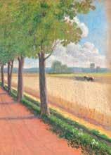IVÁN SZILÁRD (ÚJARAD, 1912 - BUDAPEST, 1988) TIHANYI BELSŐTÓ, 1971 /