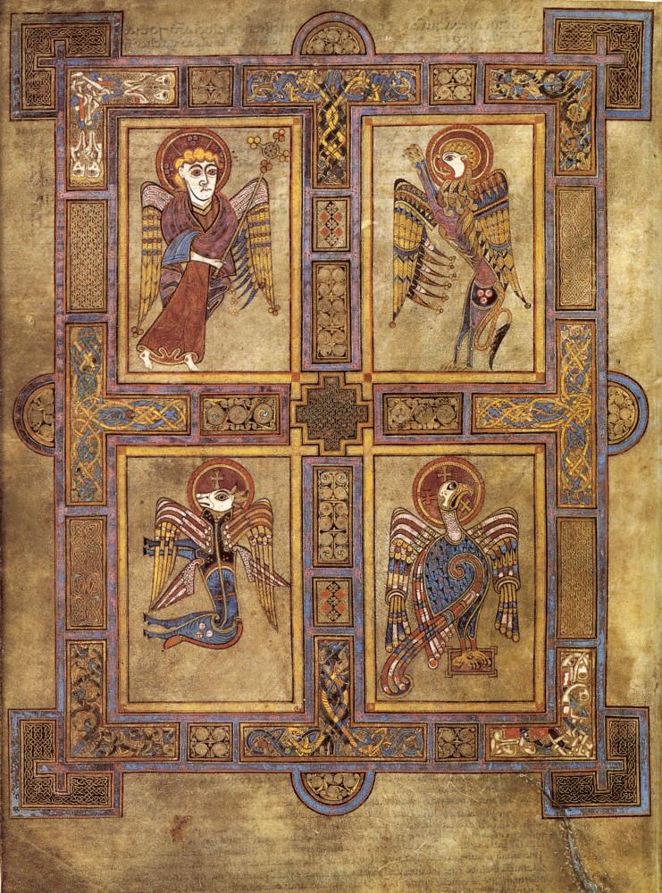 Book of Kells VIII. század vége (Dublin, Trinity College), fol.