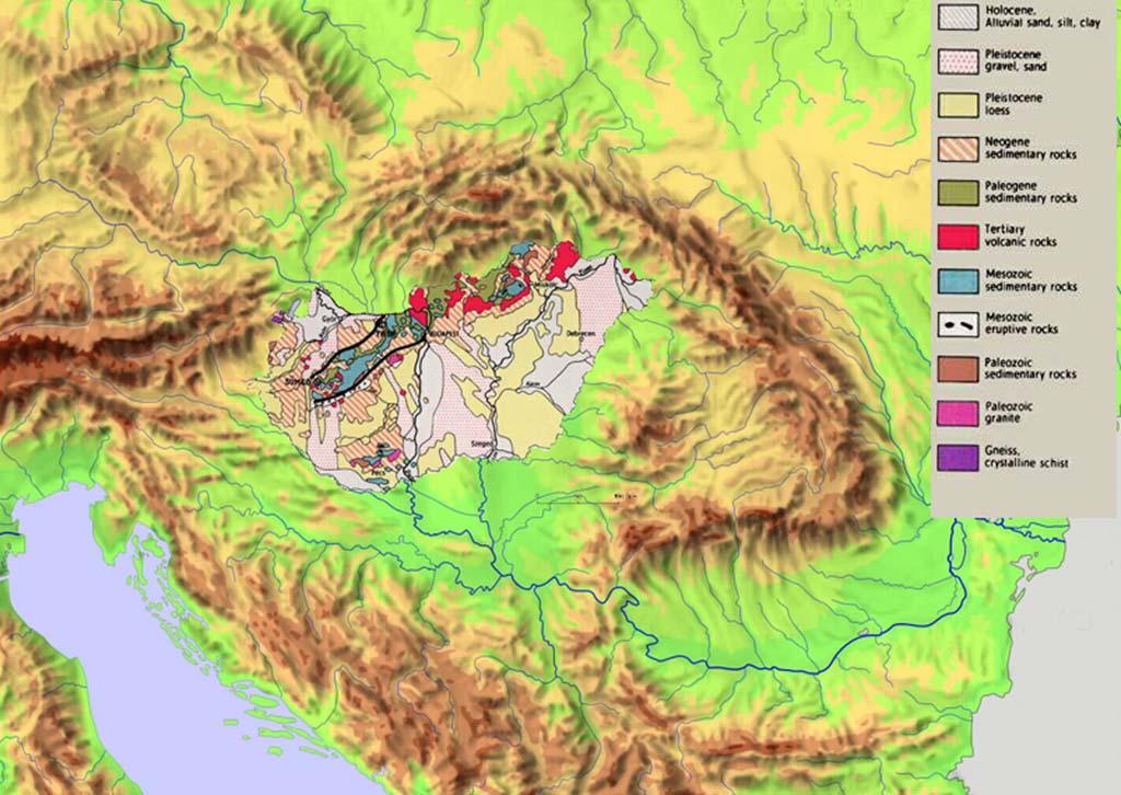 Földrajzi környezet - földtani környezet