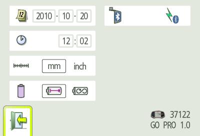 12 GLOBÁLIS BEÁLLÍTÁSOK Dátum Dátumbeállítások A dátumok módosításához válassza ki a dátum ikont és nyomja meg az OK gombot. Adja meg az évet, majd nyomja meg az OK gombot.