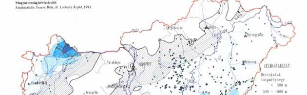 89. ábra: Magyarország hévíztárolói /VITUKI/ Jelenleg ( Dr.Lorberer Á. 2003. ) 1230 db. 30 C 0 -nál nagyobb hőmérsékletű kutat tartunk nyílván.