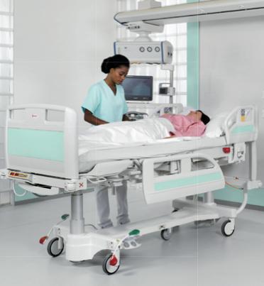 ! Vizsgáló helyzet Beépített mérleg Az Eleganza 3XC ágy felszerelhető beépített mérleggel, amely méri a beteget annak az ágyból