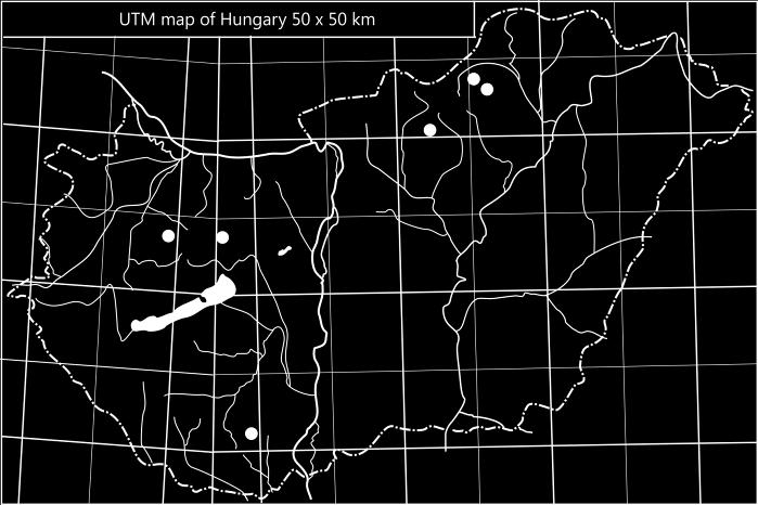 44 Fazekas: Hungarian Eupitheciini 2 Fig. 15. Distribution of Eupithecia expallidata observations in Hungary Eupithecia gueneata Millière, 1862 Material: Budapest, Budakeszi.