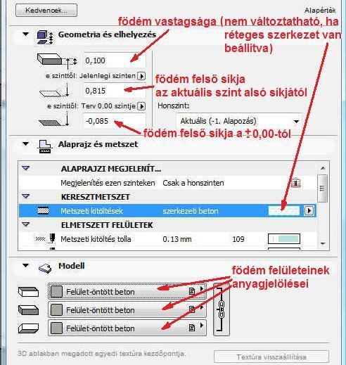 menüben kattintsunk a Referencia kiválasztása / E szint felett-re, ill. a Navigátor ablakban a 0.Földszint-re kattintva jobb gombbal a Megjelenítés pausz referenciaként menüt választjuk).