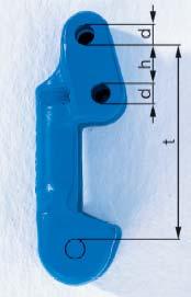 A függesztő eszközökön fel kell tüntetni azokat a gyártó által szavatolt alsó és felső hőmérséklethatárokat, amelyek között a lánc biztonságosan használható.