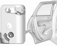 a járműakkumulátor vagy a távvezérlés/elektronikus kulcs elem lemerül, a vezetőoldali ajtó mechanikus kulccsal zárható és nyitható.