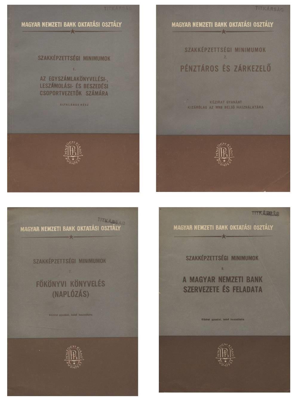 A Magyar Nemzeti Bank 1950 és 1990 között megjelenő, magyar nyelvű... 8.