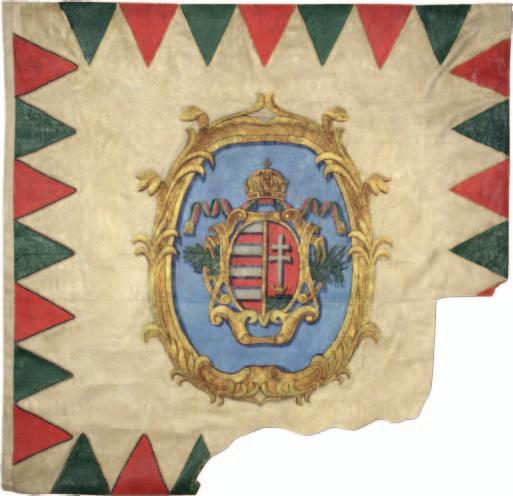 Az alakulat zászlószalagját gróf Batthyány Lajos miniszterelnök felesége, Zichy Antónia grófnő adományozta.