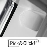 és biztonsággal rögzíthető Az egyedi VELUX Pick&Click!