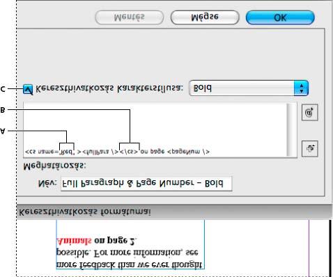 Részleges bekezdésre mutató kereszthivatkozás A. A kereszthivatkozás forrása kvirtmínusszal (^_) végződik B.