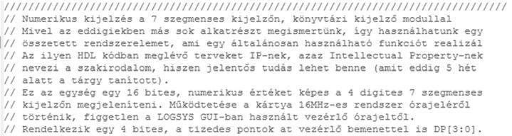 Lab5_4 feladat: BCD számlálók 4 db BCDCNT beépítése BCD_K, BCD_H, BCD_D és BCD_U néven Figyeljük meg a kaszkádosító jelutat 6 Lab5_4 feladat: