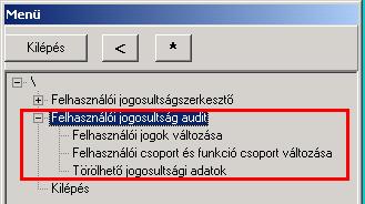 3 További lehetőségek 3.1 Jogosultságok beállítása Nagykereskedelmi értékesítés esetén kötelező, hogy minden folyamat visszakereshető legyen.