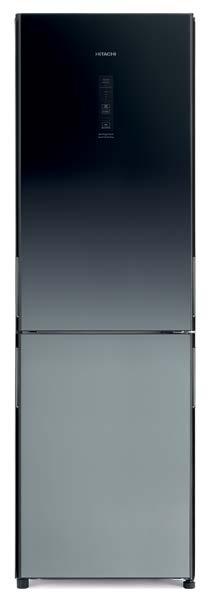 A Hitachi új, alulfagyasztós két ajtós hűtőszekrénye egyesíti a kiemelkedő formatervezést és a modern technológiát.