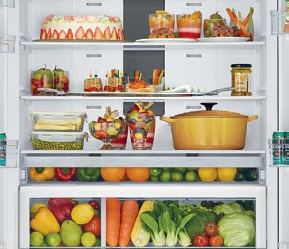 Teli hűtőszekrény esetén is csupán egy pillantás szükséges ahhoz,