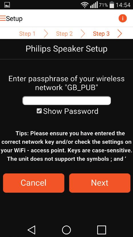 7 Válassza ki otthoni Wi-Fi hálózatát, majd érintse meg a Tovább gombot.