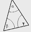 A szimmetriatengely egyben az egyik magassága a háromszögnek, mely felezi az alapot, és a csúcsszöget.
