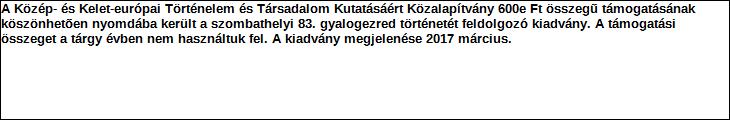 Támogatási program elnevezése: Támogató megnevezése: 83.