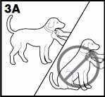 3. LÉPÉS A Nyakörv felpróbálása a kutyára Fontos: A Nyakörv hatékony működésének elengedhetetlen feltétele a megfelelő illeszkedés és felhelyezés.