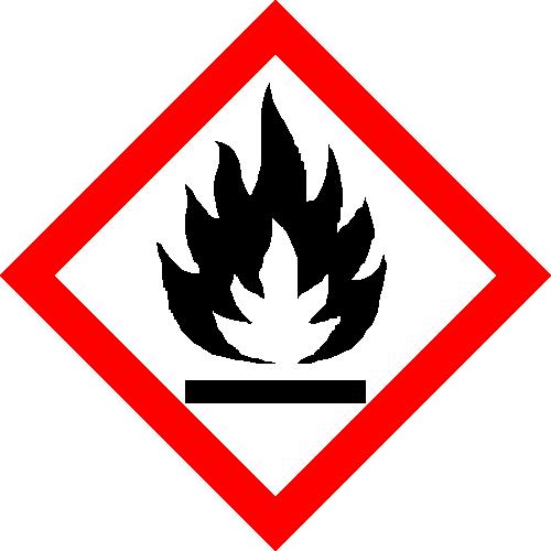 2/11 2.2. Címkézési elemek: az 1272/2008/EK rendelet szerint: Piktogram: GHS02 GHS07 Figyelmeztetés: VESZÉLY Figyelmeztető mondatok: H 222 Rendkívül tűzveszélyes aeroszol.