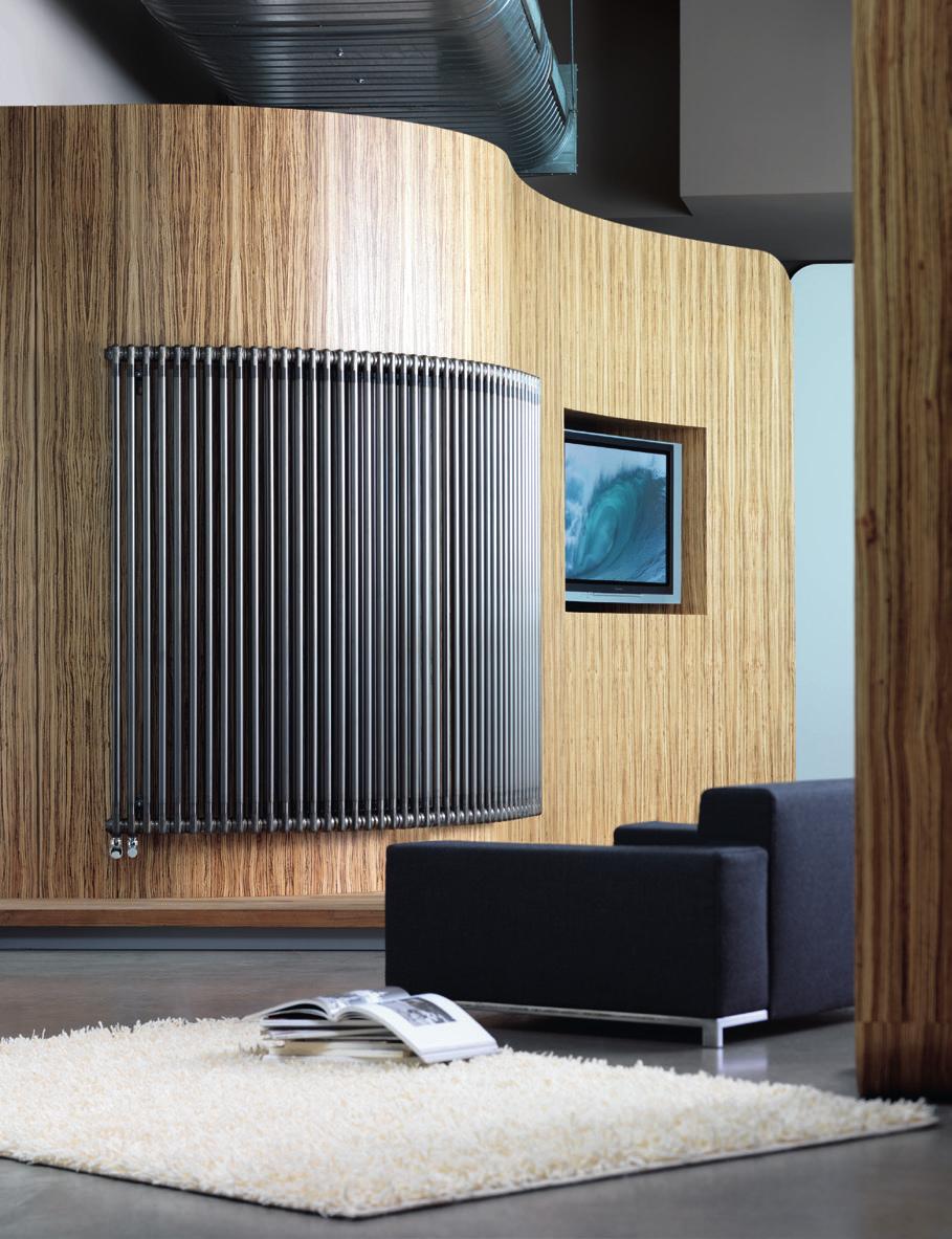 Formatervezett szobai radiátorok, hagyományos formák Formatervezett szobai radiátorok, modern formák