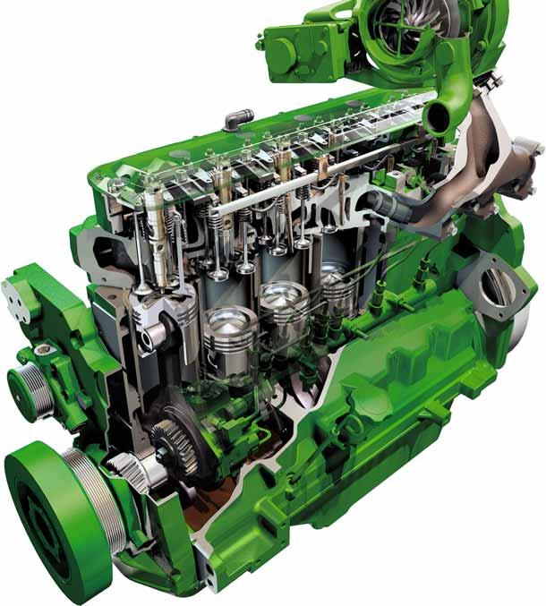 Új PowerTech Plus motor A John Deere mérnökei a legfejlettebb motortechnológia megoldások felhasználásával segítik az üzemeltetők mindennapi munkáját.