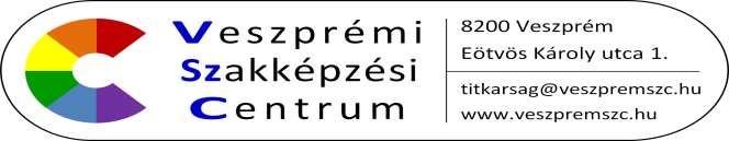 Veszprémi Szakképzési Centrum Közgazdasági és Közigazgatási Szakgimnáziuma 8200 Veszprém, Csap u. 9.