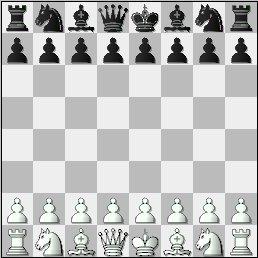 2 sötét bástya B 2 sötét futár (futó) F 2 sötét huszár H 8 sötét gyalog 2.3. A bábok kiindulási elhelyezése a sakktáblán a következő: 2.4.