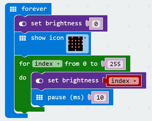 Animáció ciklus segítségével A tanár által elkészítendő/bemutatandó mintaprojekt https://makecode.micro:bit.