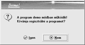 cég- és tételkorlátozás mentessé. Vásárlás esetén a Parallel CD mellé automatikusan jár egy regisztrációs lemez is. 2. Bérlés esetén időkorlátozás módosítására. 3. Felhasználó nevének megváltozásakor.