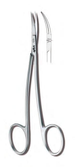 ha többet akar Parodontális kéziműszerek Fogíny olló (Aesculap) BC154R LaGrange-féle olló, 110 mm: a