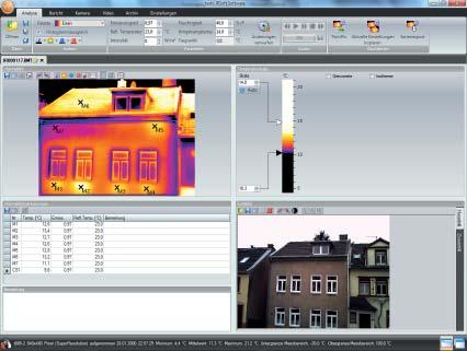 Elemzés, kiértékelés, dokumentáció. A professzionális testo IRSoft elemzőszoftverrel. A legmagasabb szintű termográfiához nem csak egy modern hőkamera szükséges.