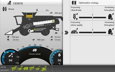 Új CEMOS AUTO CLEANING CEMOS AUTO CLEANING Optimalizálási módok A gépkezelő függetlensége A kezelő különböző optimalizálási módok közül választhat: Maximális áteresztőképesség Minimális