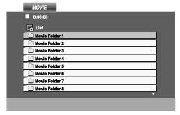DivX lemez használata DivX lemez lejátszása A DVD+VCR készülék alkalmas DivX lemezek lejátszására. Helyezzen be egy lemezt és zárja be a lemeztálcát! A MOVIE (mozi) menü jelenik meg a TV képernyõn.