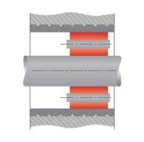 DDL PQZ azbesztmentes vízzáró műbeton védőcső Előnyei: Pontos gyártási méretei és a sima belső felülete biztosítják a tömítőgyűrűk optimális felfekvését A külső falán körbefutó barázdák biztosítják a
