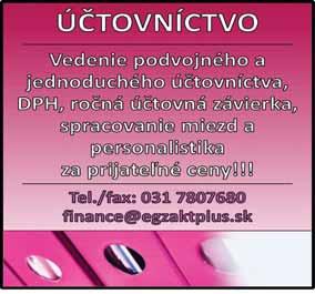 Strede od 7.9.09 na cca 4-6 týžd ov s možnos ou alšej spolupráce 0911 757 564, 0907 976 268 OZNÁMENIE O DRAŽBE: Miesto konania: Mestský úrad Považská Bystrica, zasadačka č. dverí 517, 2. posch.