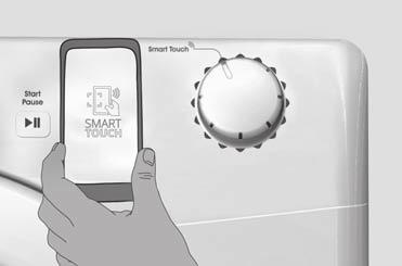 DALŠIE POUŽITIE bežné použitie l Vždy, keď chcete spravovať spotrebič cez aplikáciu, najskôr aktivujte režim Smart Touch nastavením ovládača na správnu pozíciu.