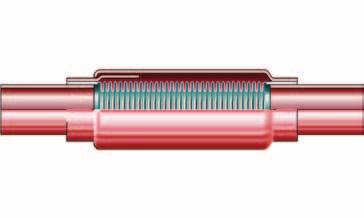 Axiális kompenzátorok A hosszú, egyenes felszálló vezetékek, vagy fűtőkészülékek csöveinek tágulását fel tudják venni a kis helyigényű axiális kompenzátorok (kompenzátor = kiegyenlítő).