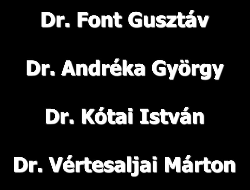 Font Gusztáv Dr.