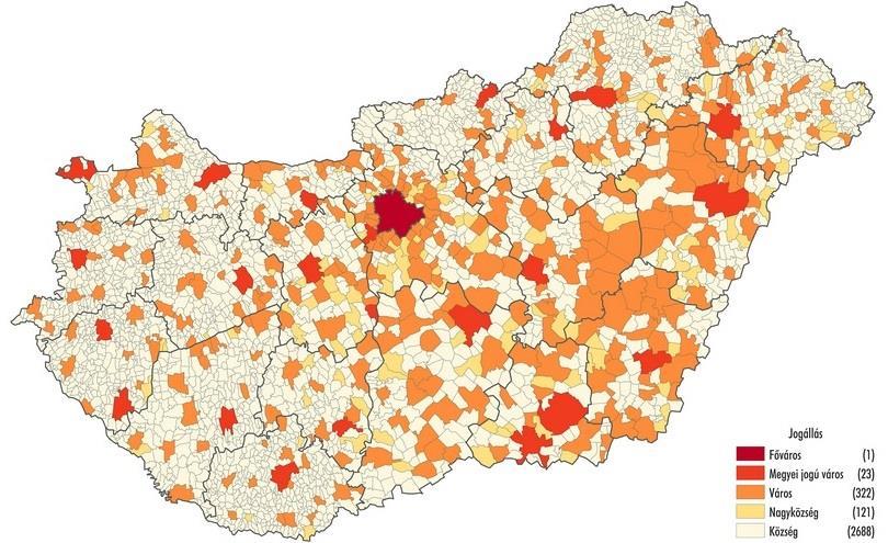 a települések és népesség kb.