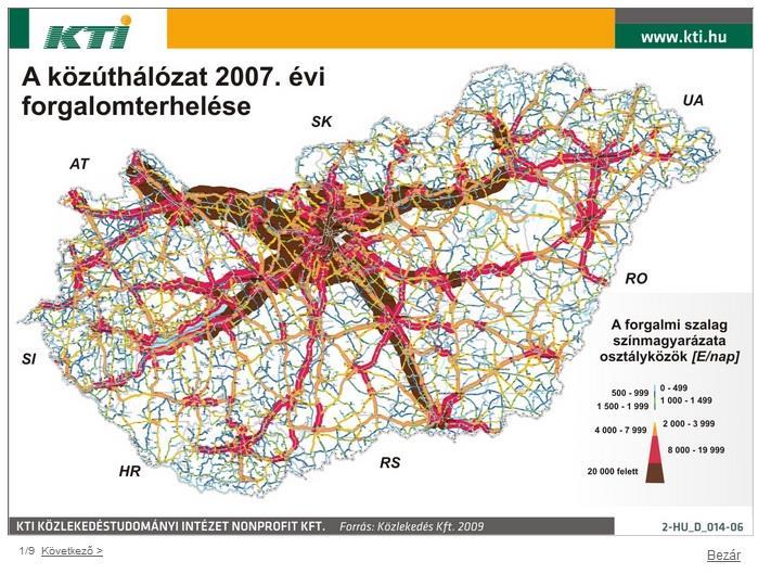 - monocentrikus közlekedési hálózatok -