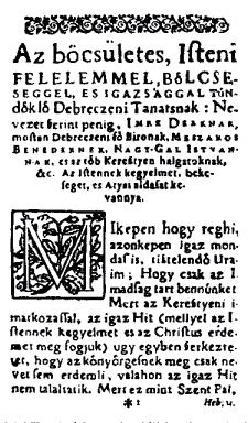 S z e m é l y e s s é g é s v a l l á s o s s á g 69 (11) Magyarország 16. századi nyomdászatáról döntő képet nyújt néhány statisztikai adat.