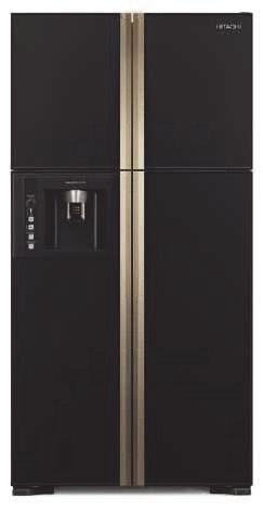 900 Ft 3 ajtós alulfagyasztós hűtőszekrény, ezüst üveg vagy fekete üveg, 68 cm széles, nettó 382 literes űrtartalom (melyből