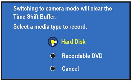 Felvétel merevlemezre vagy írható DVD-re Felvétel digitális (DV) videokameráról Mikor egy DV videokamerát csatlakoztat a készülék DV IN aljzatához, a felvevő távvezérlőjével egyaránt irányíthatja a